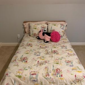 Paris themed full size bedding